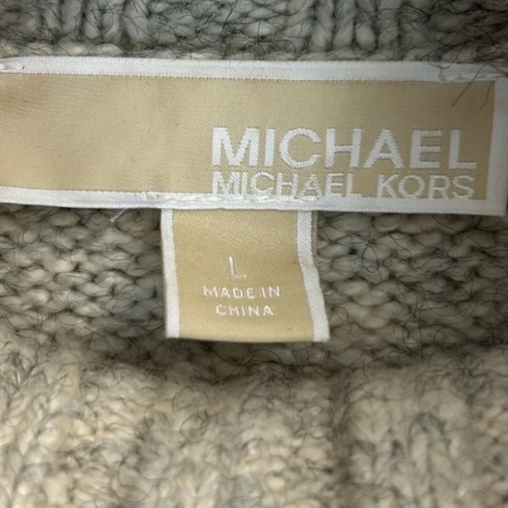 MICHAEL Michael Kors Women’s Long Lines Cowl Neck Wool Blend Sweater Size L